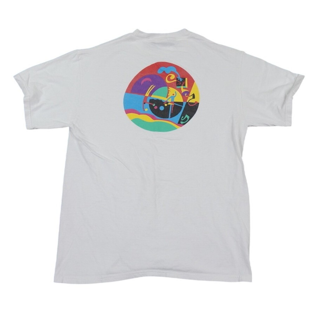 VTG EMC Performance Club 101 Men Large White 2000 Hanes Beefy-T Graphic Shirt